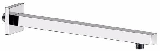 זרוע מרובעת לראש מקלחת כרום 380X25 מ"מ