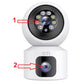 מצלמת אבטחה אלחוטית ממונעת 360 מעלות לבית או לעסק עם 2 עדשות לכיסוי מושלם !