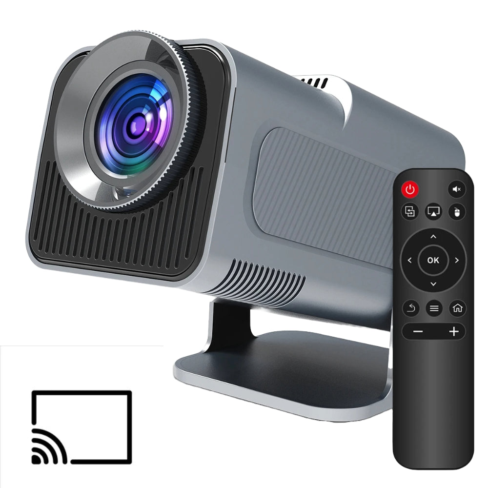 מקרן ביתי עד 100 אינצ' באיכות Full HD וסטרימר אנדרואיד מובנה תומך בעברית