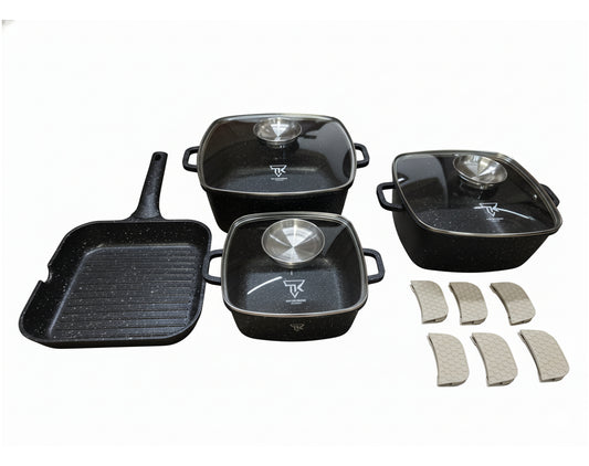 סט סירים 7 חלקים COOKWARE צבע שחור