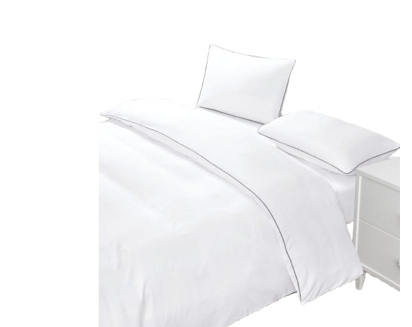 סט מצעים זוגי LIMASOL יוקרתי צבע לבן