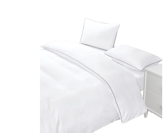 סט מצעים זוגי LIMASOL יוקרתי צבע לבן