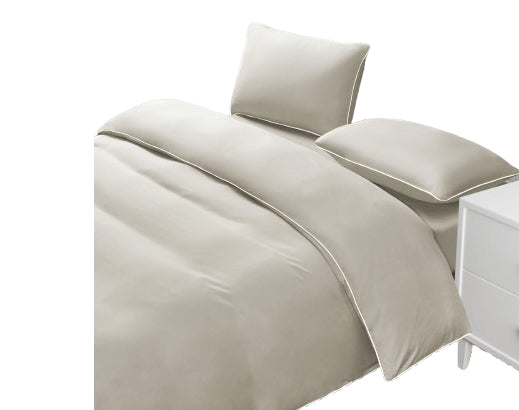 סט מצעים זוגי LIMASOL יוקרתי צבע לבן