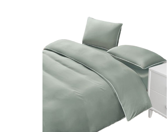 סט מצעים זוגי LIMASOL יוקרתי צבע ירוק