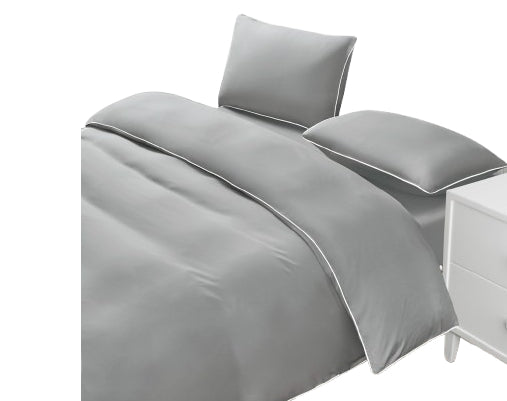 סט מצעים זוגי LIMASOL יוקרתי צבע אפור