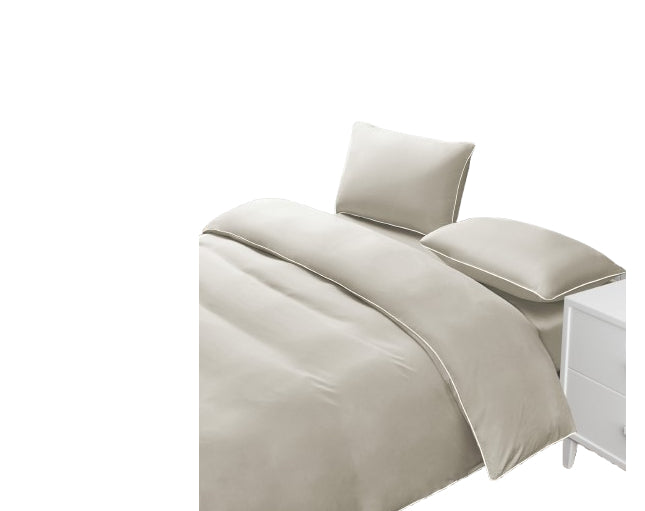 סט מצעים זוגי LIMASOL יוקרתי צבע מוקה