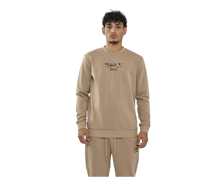 חליפת טרנינג שני חלקים לוגו גברים מידה L