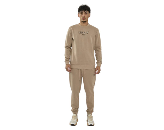 חליפת טרנינג שני חלקים לוגו גברים מידה XXL