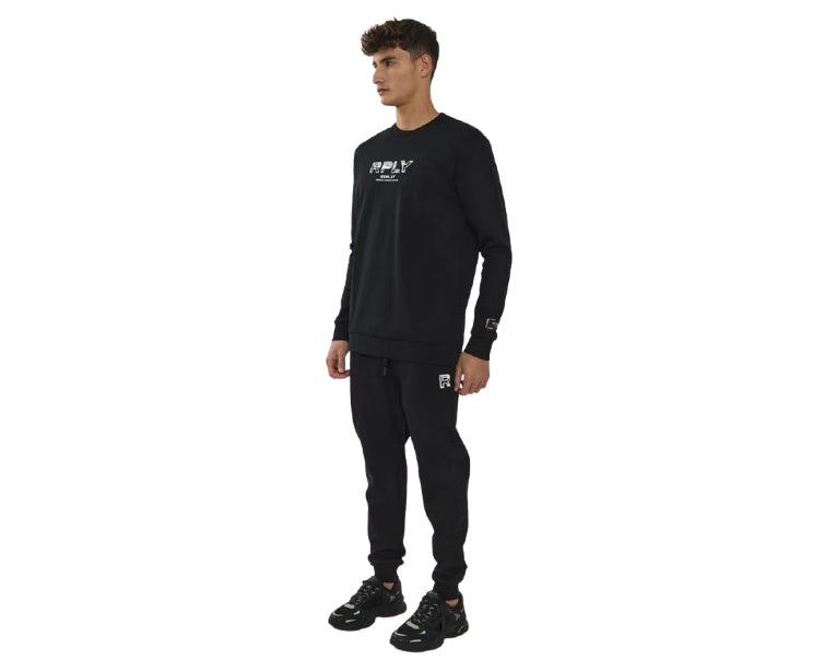 חליפת טרנינג שני חלקים לוגו גברים מידה XL