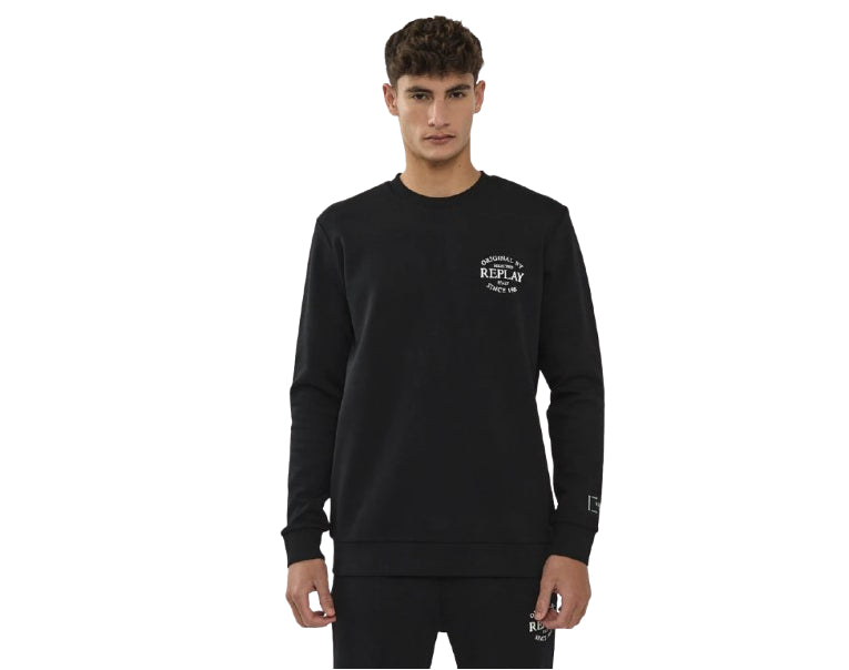 חליפת טרנינג שני חלקים לוגו גברים מידה S