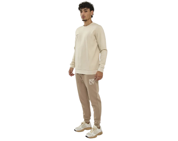 חליפת טרנינג שני חלקים לוגו גברים מידה L