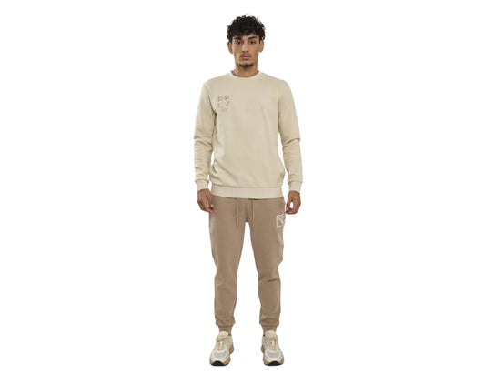 חליפת טרנינג שני חלקים לוגו גברים מידה XXL