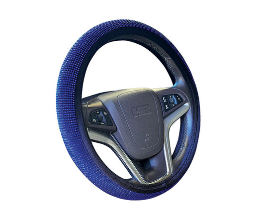 כיסוי הגה קריסטל כחול