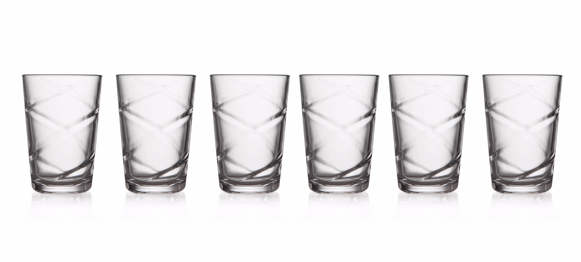 סט 6 כוסות שופ 200 מל גלים OLA