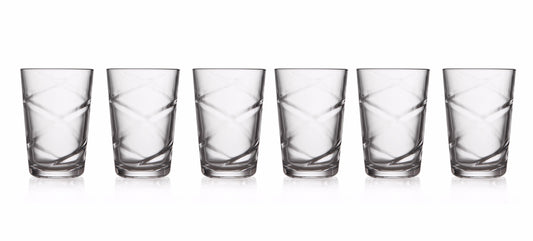 סט 6 כוסות שופ 200 מל גלים OLA