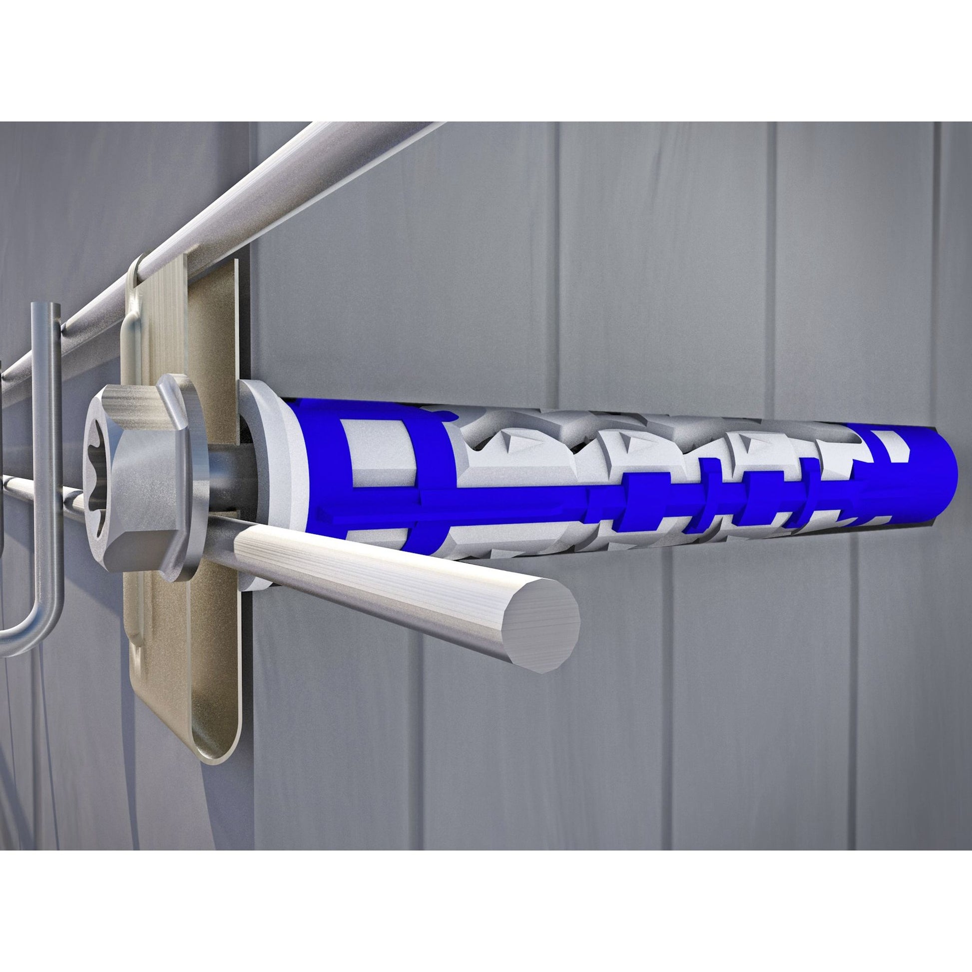 דיבל דו רכיבי ELEMATIC 8*50 כחול לבן בליסטר (15 יח') (565538)