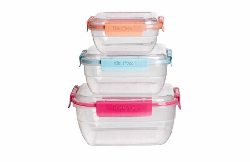 סט 3 קופסאות מרובעות QUR4RTET 0.4+0.8+1.45L.