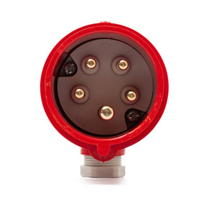 תקע נייד אנכי 5X16A IP44