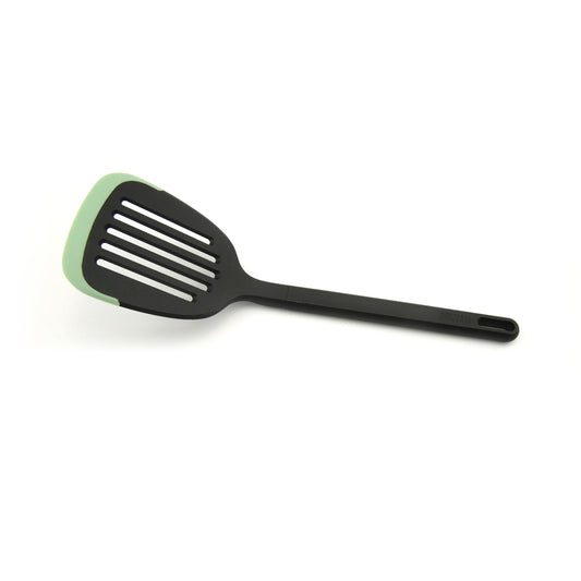 תרווד מחורץ ניילון עם סיליקון שחור ירוק 28 ס"מ