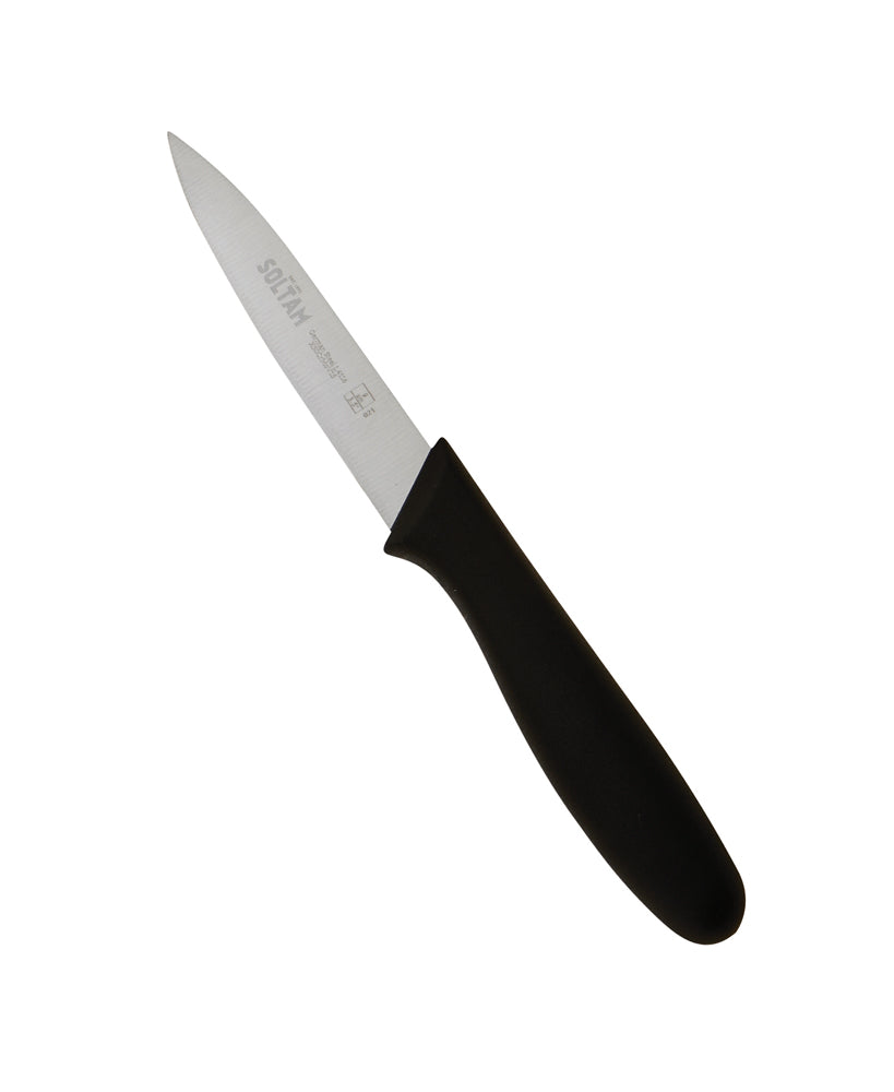 סכין פריסה 9 סמ ידית שחורה CASUAL