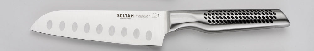 סכין סנטוקו 12.70 סמ ידית נירוסטה Signature