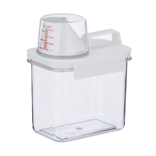 קופסאת אחסון עם כוס מדידה 1.1 ליטר