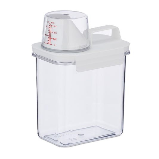 קופסאת אחסון עם כוס מדידה 1.8 ליטר