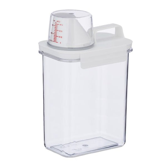 קופסאת אחסון עם כוס מדידה 2.3 ליטר
