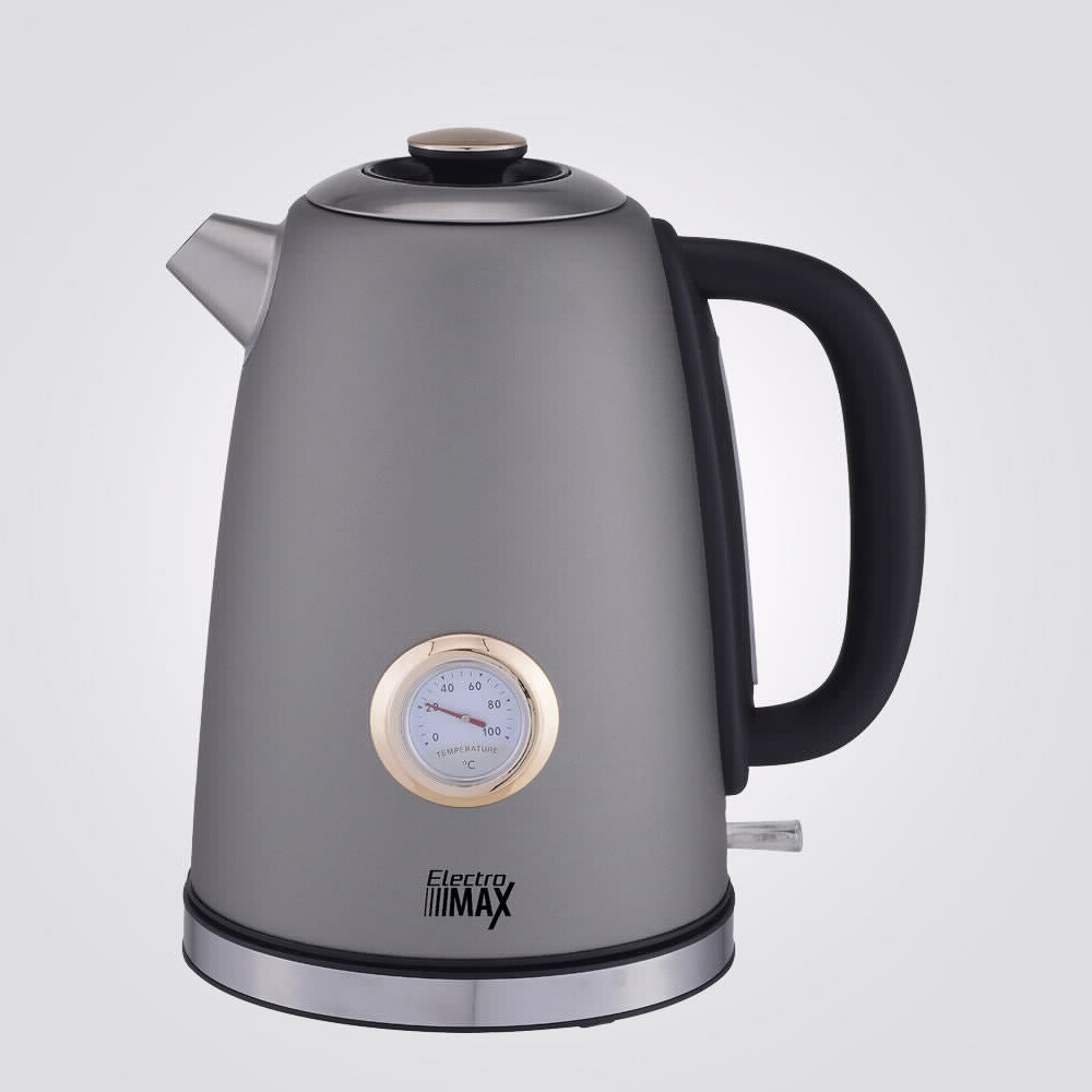 קומקום רטרו 1.7 ליטר אפור 2200W דגם H-21007