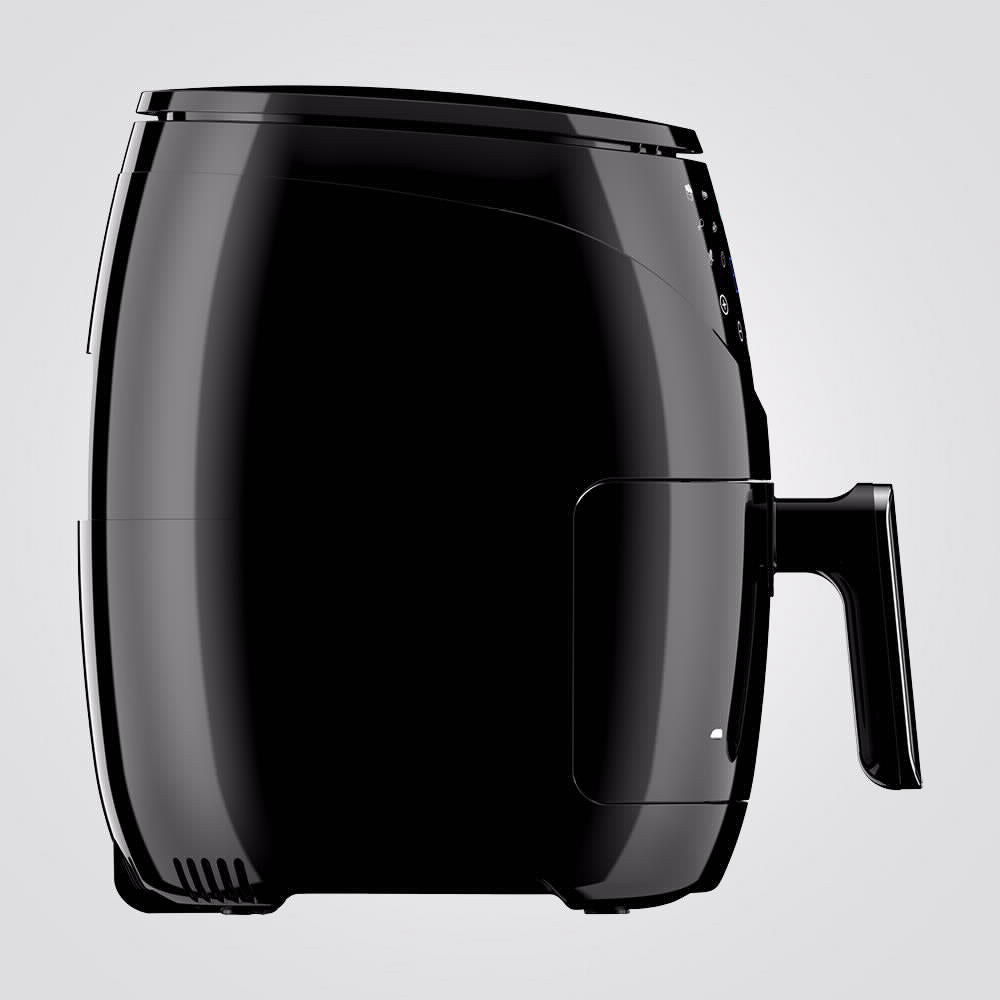 סיר טיגון דיגיטלי 4 ליטר שחור ללא שמן דגם H-14001