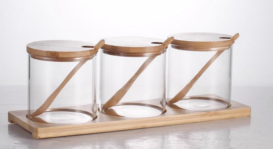 סט קפה+כפיות BAMBOO