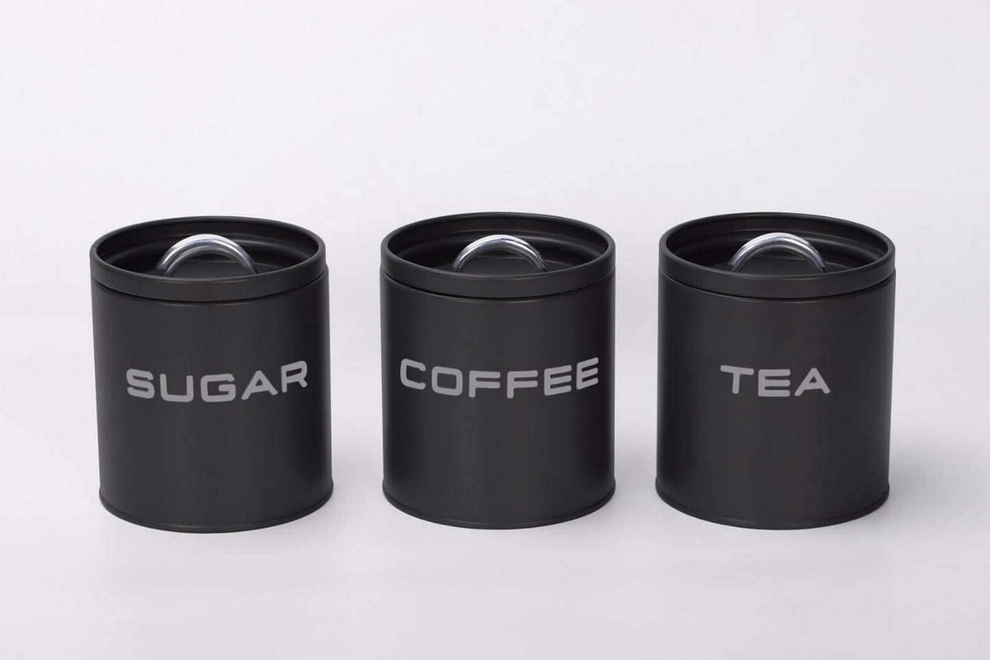 סט תה קפה סוכר מיני שחור LEE