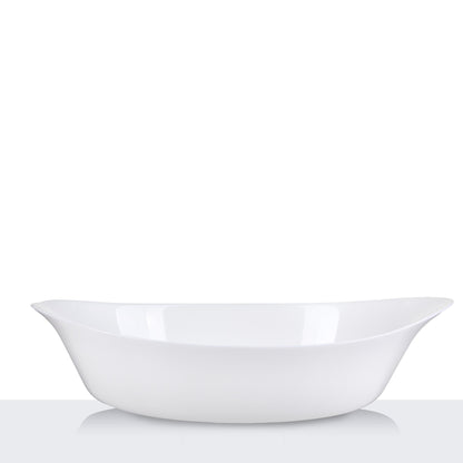 תבנית אובלית 32.6*20.3 סמ 2 ליטר זכוכית Opal Glass