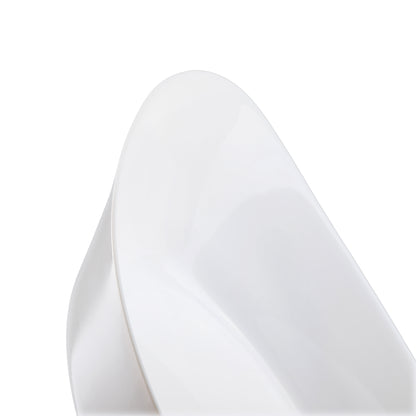 תבנית אובלית 32.6*20.3 סמ 2 ליטר זכוכית Opal Glass