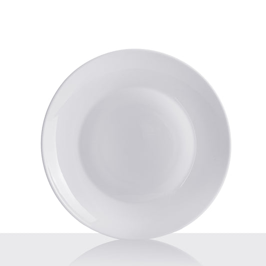 Opal glass צלחת מנה ראשונה 21 סמ זכוכית