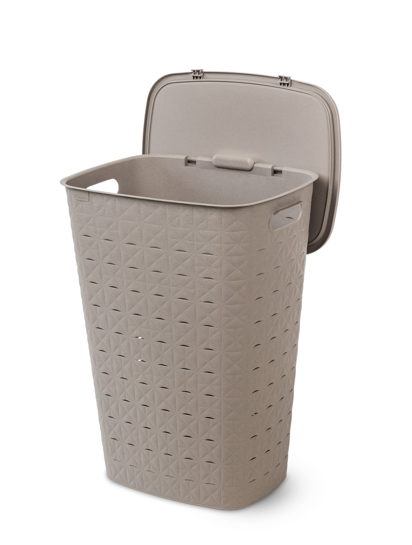 סל כביסה סופטקס 56L חום בהיר