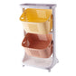 סלי איחסון צבעוניים שתי קומות