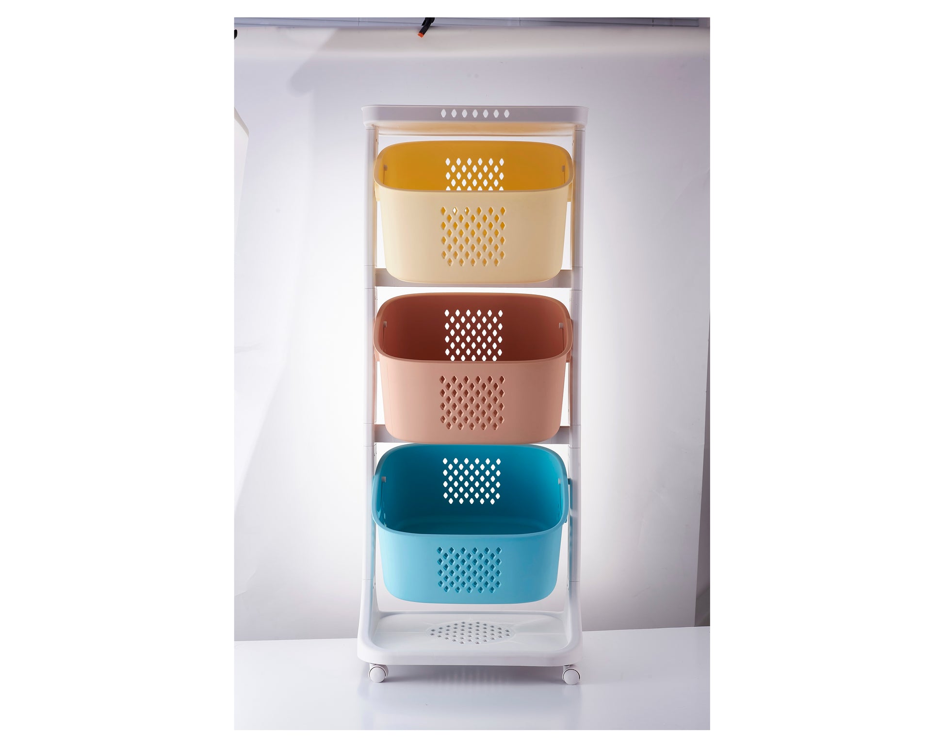 סלי איחסון צבעוניים3 קומות