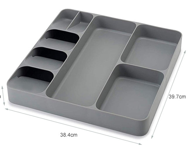 סט ארגוניות לסכו"ם - אפור