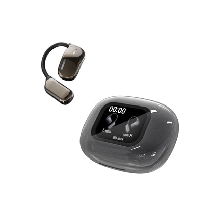 אוזניות תרגום Bluetooth עם טכנולוגיית AI – 144 שפות צבע שחור