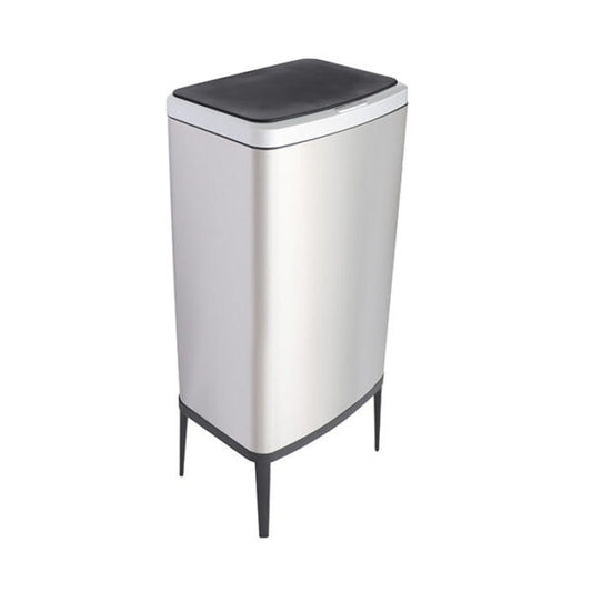 פח חכם נפח 60 ליטר עם רגליים צבע כסוף