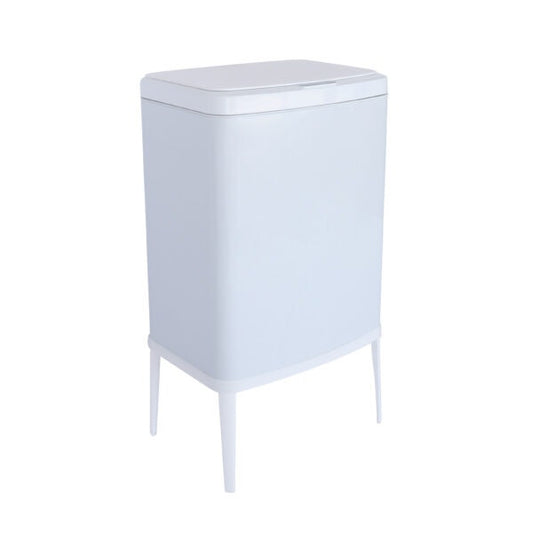 פח חכם נפח 40 ליטר עם רגליים צבע לבן