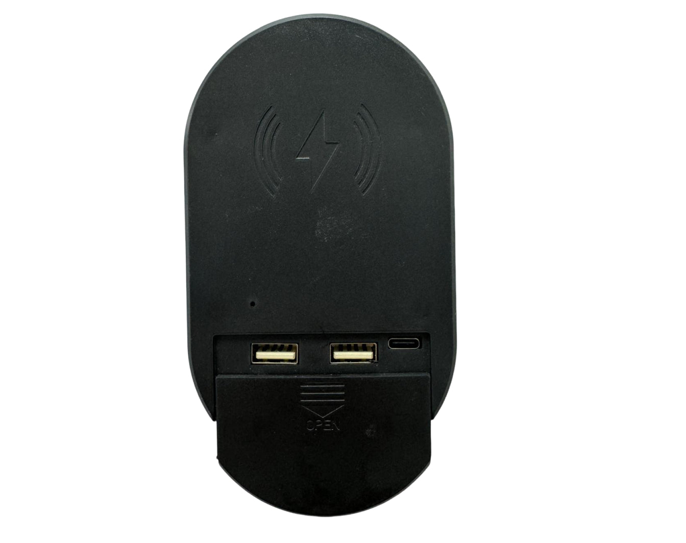 שולחן צד נייד- עיצוב בגוון שחור שיש