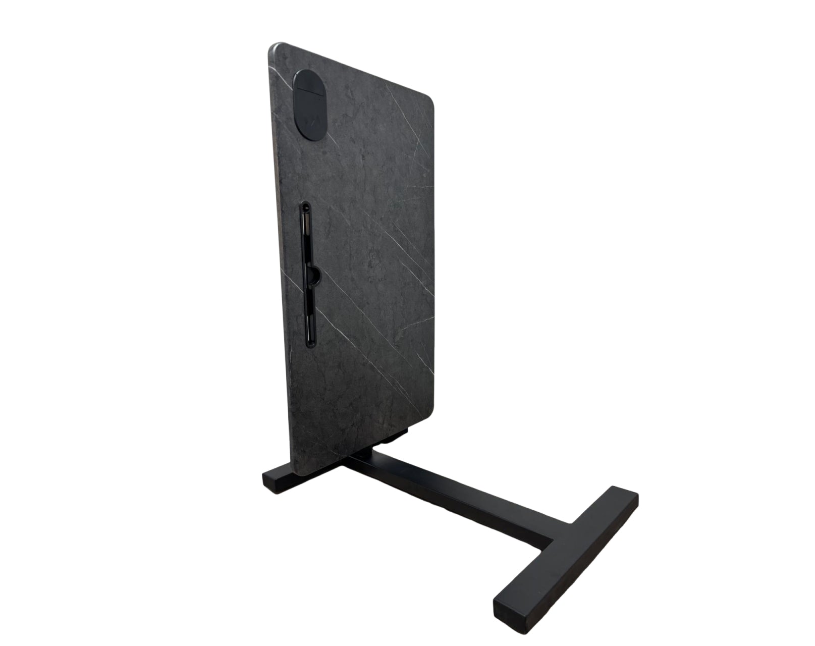 שולחן צד נייד- עיצוב בגוון שחור שיש