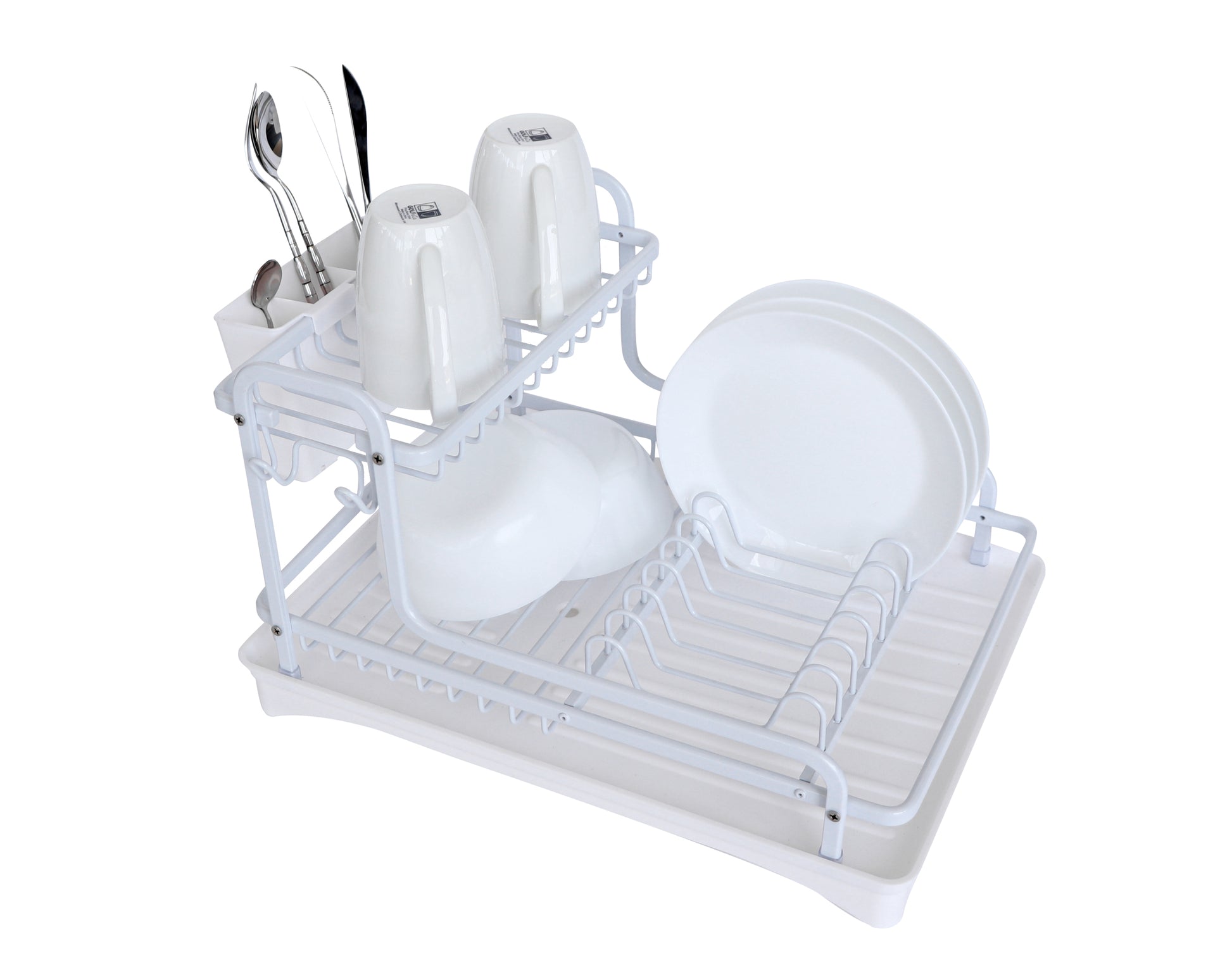 מתקן ליבוש כלים מעוצב ויוקרתי עם ניקוז ישיר לכיור לבן