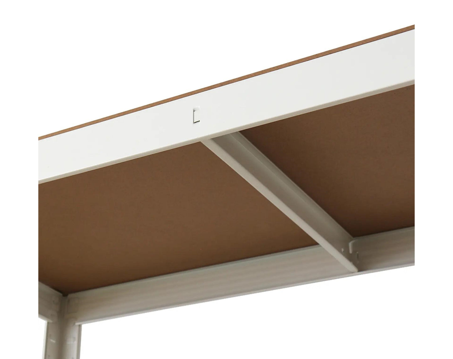 כוננית מדפים מודולרית ממתכת 5 מדפים שחור