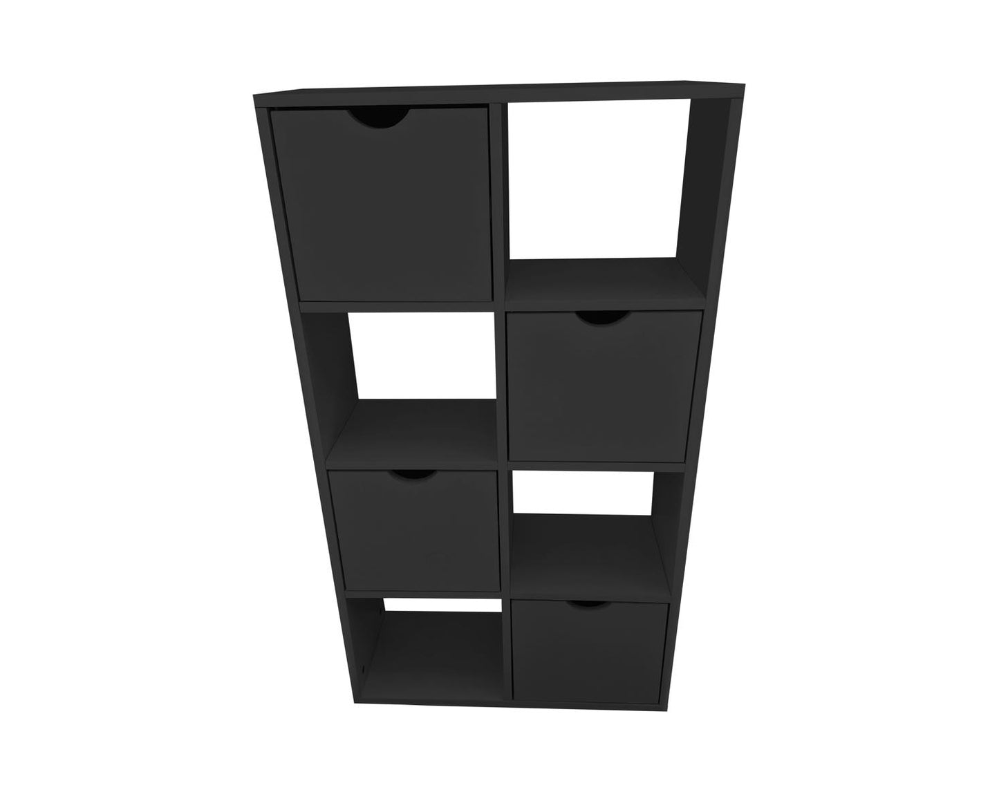 כוורת עץ עם דלתות- 8 תאים צבע שחור