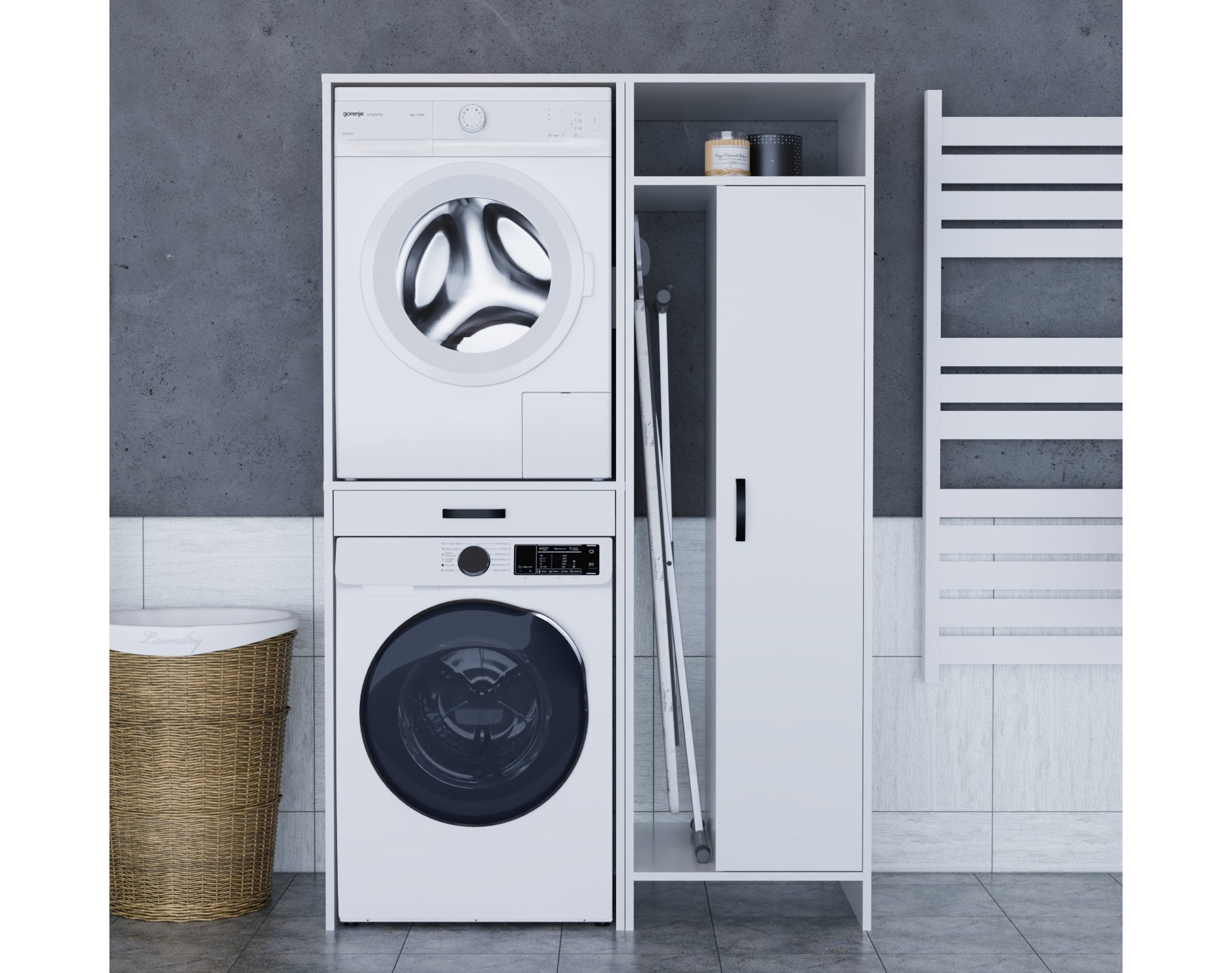 ארון שירות לחדר כביסה אולגה 6109