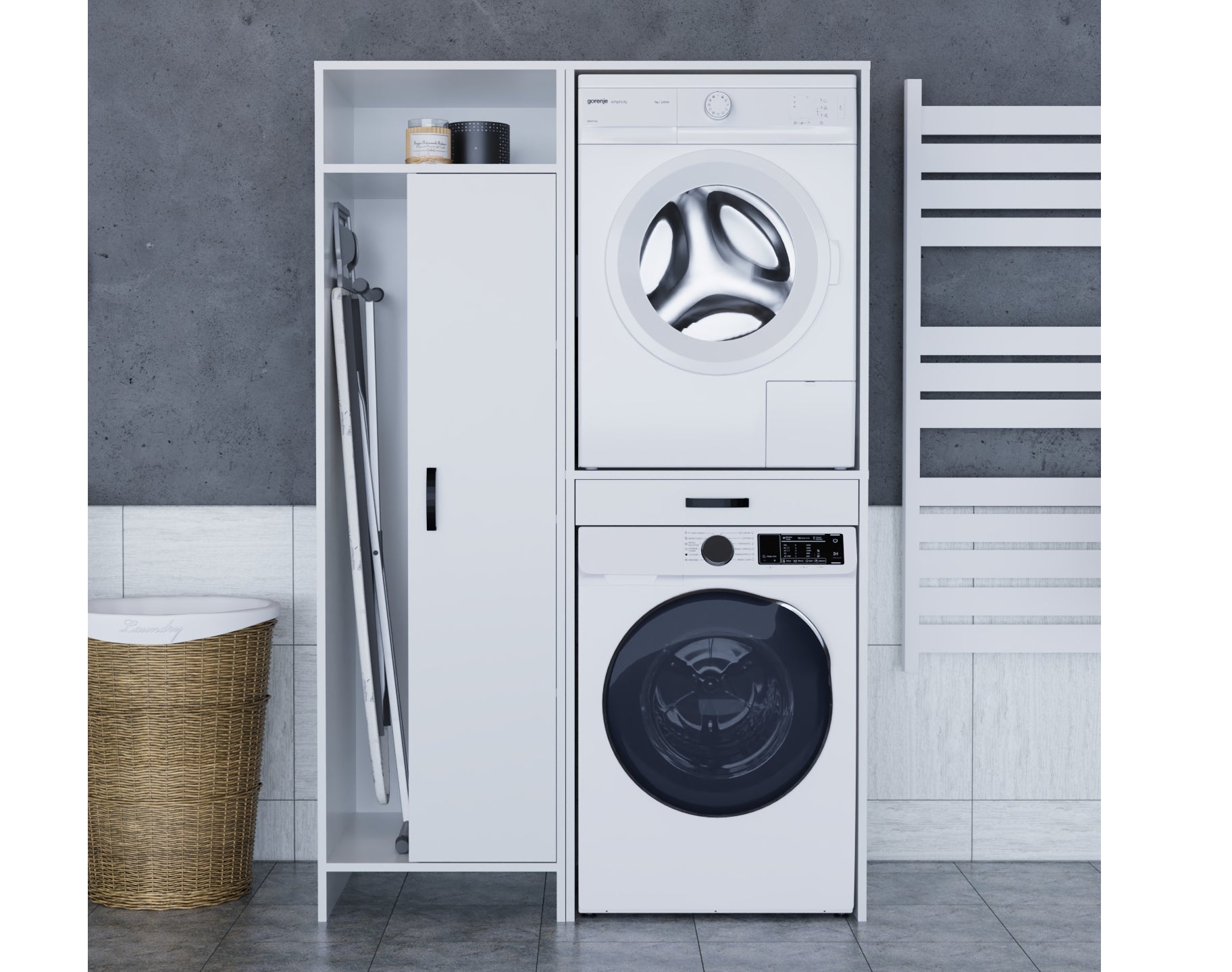 ארון שירות לחדר כביסה אולגה 6109