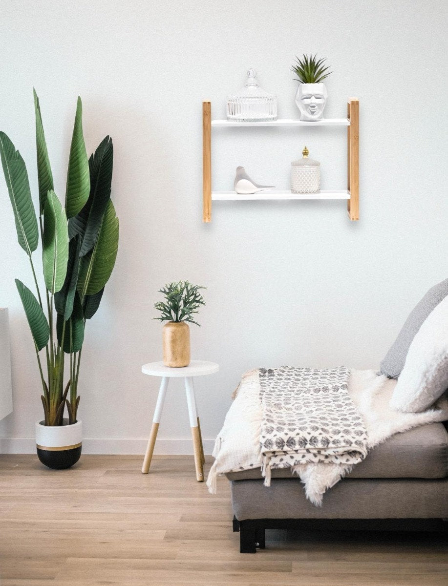 יחידת 2 מדפים מעוצבת רוחב 45 ס"מ